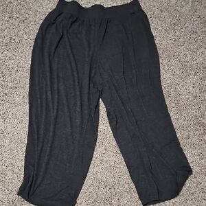 Charcoal Gray Grey Wide-Leg Pants Size 22-24